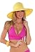 Soid Fushia Pink: Wrap Halter Swimsuit Bikini Top