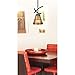 Kenroy Home 90085ORB Wright One-Light Mini Pendant, Oil-Rubbed Bronze with Painted Amber Globe