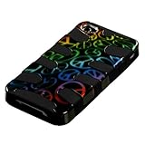 Apple iPhone 4 (AT&T/Verizon), iPhone 4S Hybrid Protector Cover Case - Peac ....