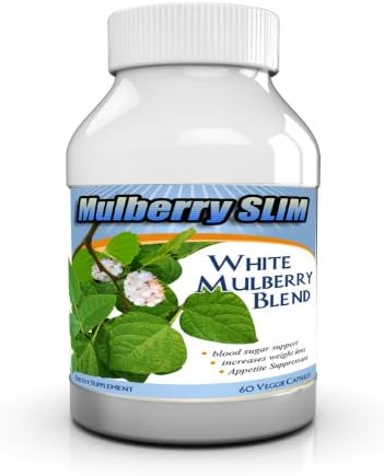 Mulberry SLIM - White Mulberry Leaf Extract Weight Loss & Blood Sugar Support Plus Garcinia Cambogia, Green Coffee Bean, and African Mango Extract by Natural Physician Sciences