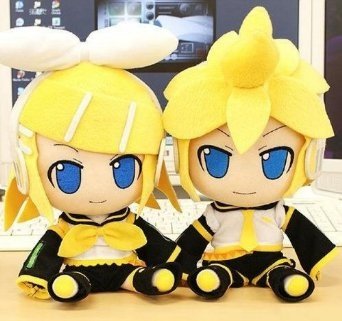 Vocaloid Hatsune Miku Kagamine Rin Len plush doll 11