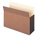 Smead TUFF Pockets with Fully Lined Tyvek Sides, 5-1/4 Inch Expansion, Straight Cut, Letter Size, Redrope, 10 Per Box (73390)