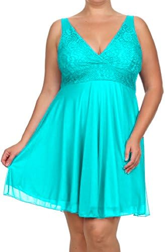 Women's Plus Size Special Occasion Evening Party Dress Empire Waist Chiffon Skirt