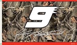 Kasey Kahne 3'x5' Double Sided Realtree Camo Flag - NASCAR Sports Merchandise