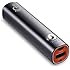 Intocircuit&reg; Mini 3000mAh Portable External Battery Charger with Build-in Flashlight, Gray&Orange