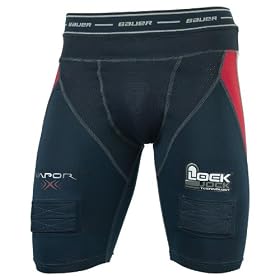 Click here to buy Bauer Vapor Elite Compression Jock Shorts [SENIOR].