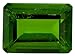 Jewelry : MIN 1.50CT 8X6MM EMERALD CUT CHROME DIOPSIDE