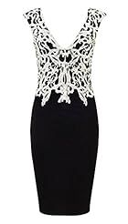 Sexy V-neck Summer Polyester/Spandex Striped Print Lace Cutout Sleeveless  Dress