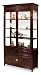 40W Rosewood Dragon Motif China Cabinet