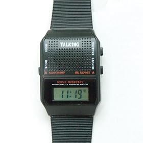 `Talking Wrist Watch-English Square Face