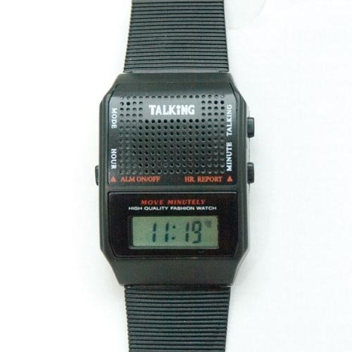 `Talking Wrist Watch-Spanish Square Face
