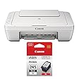 Canon Pixma MG2924 Wireless Inkjet Photo All-In-One White Printer XL Black Ink Bundle