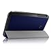 Infiland Tri-Fold Ultra Slim Shell Leather Case Fit Stand Cover For ASUS MeMO Pad 7 ME170CX / ASUS MeMO Pad 7 ME170C / ASUS Fonepad 7 FE170CG 7-Inch Tablet, Navy