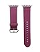 Buy 1 and get Sky Blue Free ! for Apple Watch Band, Aisun Vintage Embossed Genuine Leather Strap Wrist Band Replacement with Metal Clasp for iWatch All Models (Fuchsia 38mm)