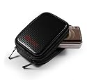 e-volve Tuff-Shell Digital camera bag case cover / colour: Black / compatible with (Panasonic Lumix DMC-FS15 DMC-FS25 DMC-FS6 DMC-FS7 DMC-FT1 DMC-FX40 DMC-FX550 DMC-LS25 DMC-LS85 DMC-TZ6 DMC-TZ7 FP8 FR1 FS12 FS20 FS3 FS42 FS5 FS62 FX01 FX07 FX10 FX100 FX12 FX150 FX3 FX30 FX33 FX37 FX48 FX50 FX500 FX55 FX580 FX60 LS60 LS75 LS80 LZ10 LZ6 LZ7 LZ8 TS1 ZS1 ZS3 ZX1 DMC-ZX3 FS33 FS30 FS10 FS11 DMC-FT2 DMC-FP1 DMC-FP3 DMC-FX700 DMC-FX70 DMC-FT10 HM-TA1)