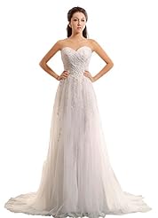 Strapless Tiered Sequined Lace Polyester/Viscose Sweetheart Party Dress  with a Chapel Train 