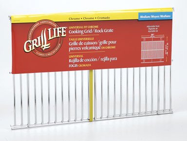 ACE DH103-6520 "Grill Life" Universal Bbq Grid 19-1/8"x11-1/2" - Chrome