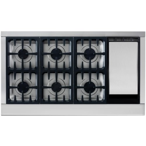 DCS CPU-486GD-N Cooktop 48, 6 Burner, Griddle, Natural Gas