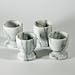 Marmor Eierbecher 4 Stck.