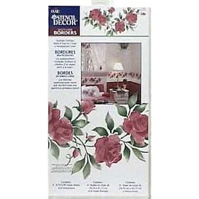 PLAID ENTERPRISES 26737 STENCIL WALL BLOOMING ROSE