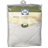 Sealy Naturals Cotton Crib Mattress Pad