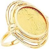 14K Gold 1/10oz American Eagle Coin Ring Sz 6 417uSUNp5tL. SL160 14K Gold 1/10oz American Eagle Coin Ring Sz 6