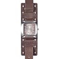 Xhilaration Studded Leather Cuff Watch - Brown