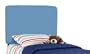 Aaron'S Twin Kids Headboard By Skyline Furniture In Gazebo Light Blue Cotton