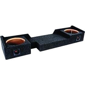 Atrend A372-10Cp B Box Series 10-Inch Dual Down-Fire Subwoofer Boxes