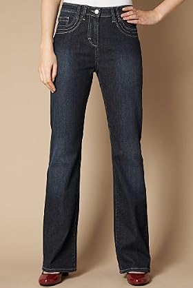 Cotton Rich Contrast Stitch Bootleg Jeans - Marks & Spencer from marksandspencer.com