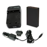 Olympus BLS1 Equivalent Charger & Battery Combo ( OEM PS-BCS-1 Equivalent Replacement ) for EVOLT E-420 E-400 E-410 E-410 Digital Cameras