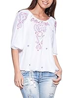 Peace & Love Blusa (Blanco)