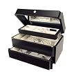 "Jordan" Mele Java Finish Jewelry Box