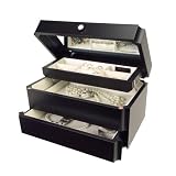 "Jordan" Mele Java Finish Jewelry Box