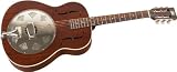 Rogue Triolian Biscuit Cone Resonator Guitar, Natural