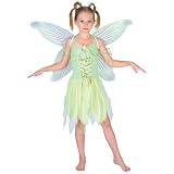 Tinkerbell Girls Neverland Fairy Fancy Dress Costume Medium
