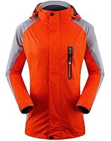 Cloudy Women's Spring Waterproof Front-Zip Hooded Rain Jacket