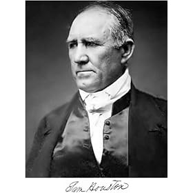  Sam Houston 8 1/2 X 11 Photograph w/ Printed Signature