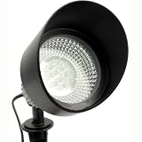 Powerbee � Custodian Commercial grade Mains Equivalent Solar garden Spotlight with 12 large superbright leds, solid construction, works ALL year round ALL night long!by PowerBee Ltd