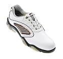 FootJoy 2011 Mens SYNR-G 53941 Golf Shoes - White & Copper Vent - Medium Width