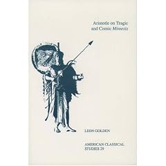 Aristotle On Tragic and Comic Mimesis (American Classical Studies)