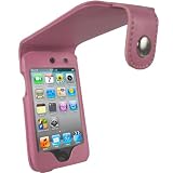 iGadgitz Pink PU Leather Case Cover for Apple iPod Touch 4th Generation 8gb, 32gb & 64gb + Belt Clip & Screen protector