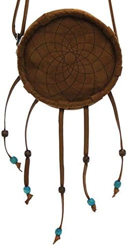 Love Trove Saddle Dream Catcher Beaded Crossbody Bag