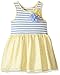 Marmellata Girls' Yellow and Blue Tank Dress