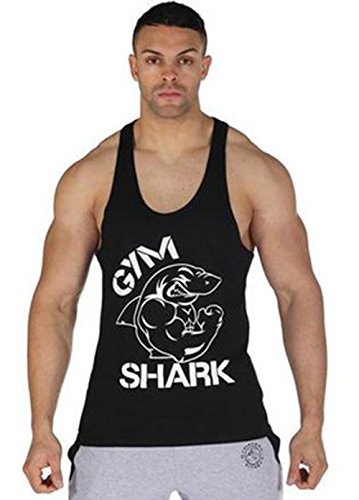 Moge Mens Gym Tank Tops Bodybuilding Fitness Workout Vest Tanks
