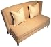 Pinzon Torrington Armless Settee, Mushroom