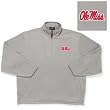 Mississippi Rebels NCAA "Glacier" Fleece Pullover Sweatshirt (Grey Heather) Mississippi Rebels NCAA "Glacier" Fleece Pullover Sweatshirt (Grey Heather)