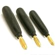 3 Black File Rasp Handles Jewelers Bead Reamer Tool 5"