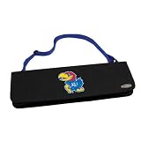 NCAA Kansas Jayhawks Metro 3-Piece BBQ Tool Set in Carry Case
