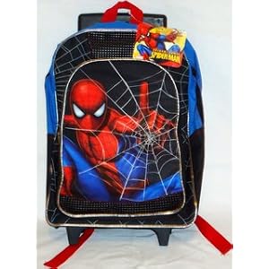Spiderman Rolling Backpack Spider Man Wheeled